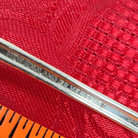 8X LHTSP New England Rosemary SilverPlate Iced Tea Malt Spoons Flatware Delicate - Picture 4 of 14